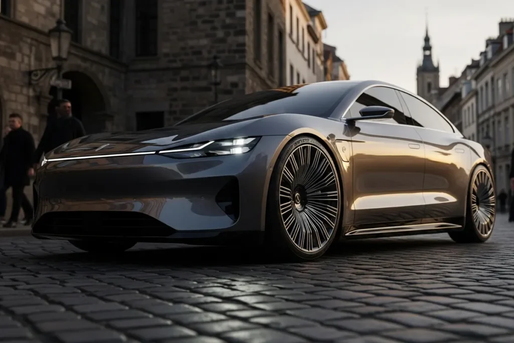 Electric company cars offer a premium driving experience with lower running costs.