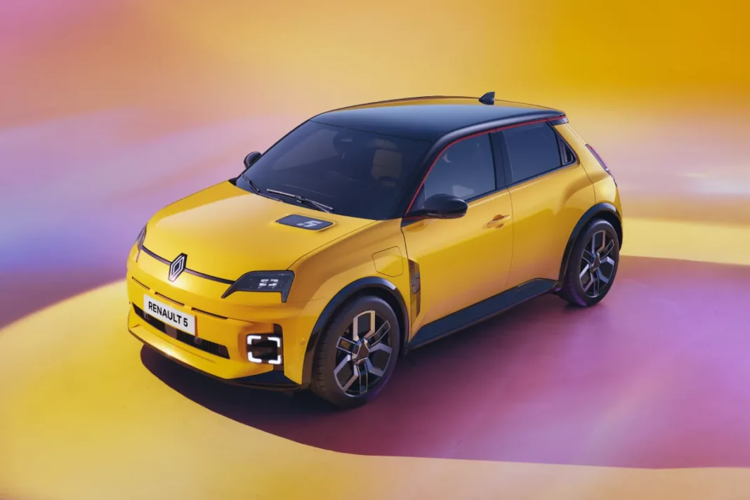 The new Renault 5 E-Tech masterfully blends past and present, a prime example of the retro EV design trend.